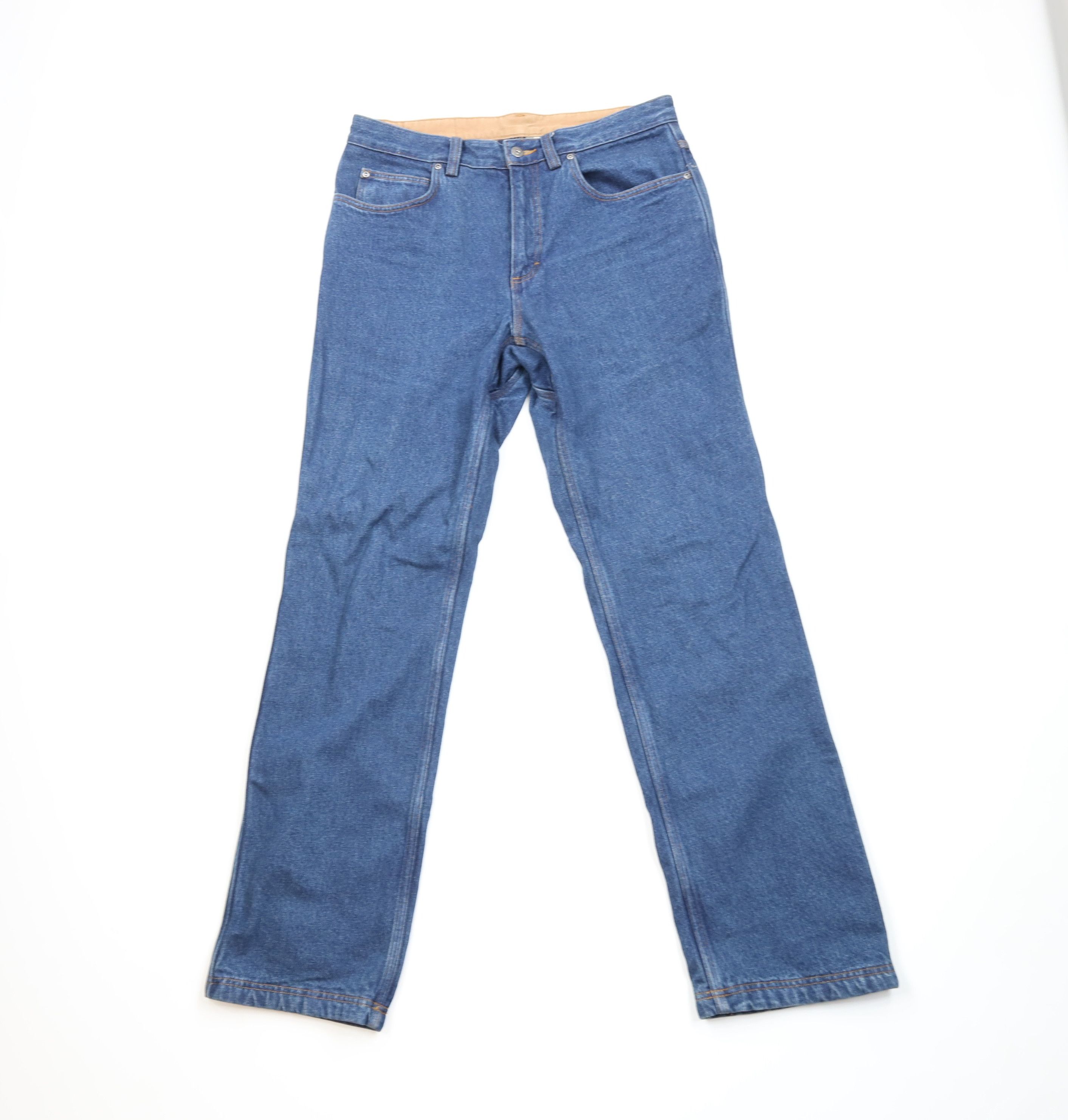 Duluth Trading Company Duluth Trading Co Flannel Lined Heavyweight Denim Jeans Size US 34 / EU 50 - 2 Thumbnail