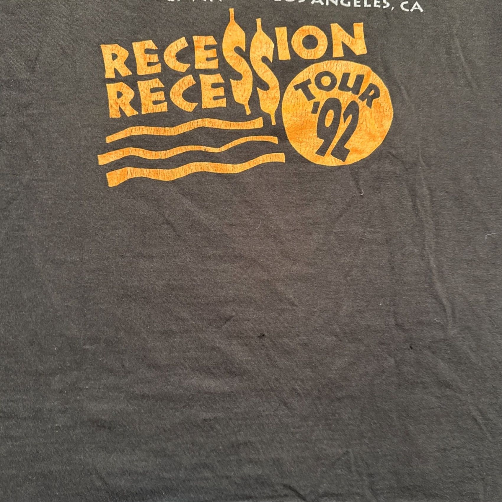 Vintage VINTAGE Jimmy Buffett Shirt 1992 Men’s XL Black Corona Recession Recess Tour Music Giant Size US XL / EU 56 / 4 - 7 Thumbnail