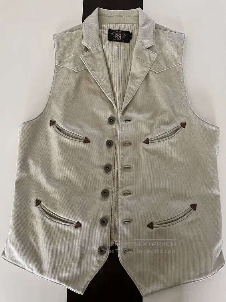 RRL Ralph Lauren RRL Ralph Lauren American-style vintage off-white western- Size US XS / EU 42 / 0 - 1 Thumbnail