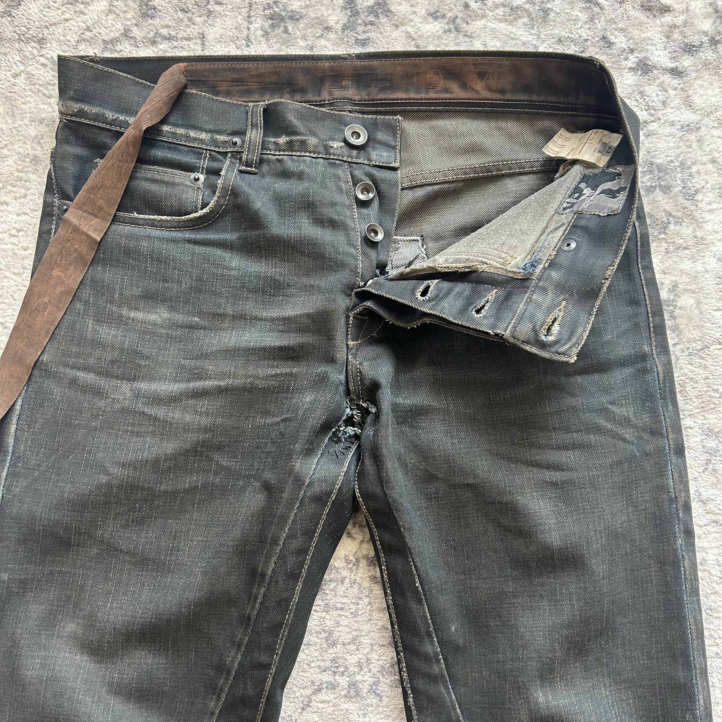Rick Owens Rick Owens DU 5383 Detroit Cut Denim | Grailed