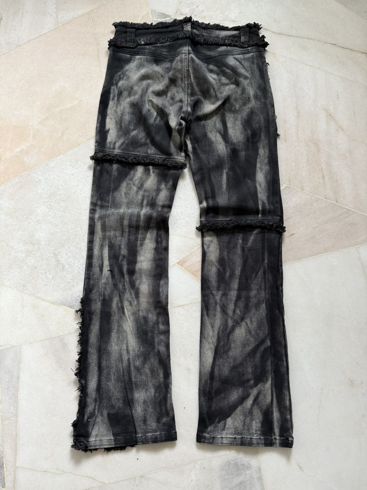 If Six Was Nine Vintage 2000s Smoke Flare pants Size US 28 / EU 44 - 4 Thumbnail
