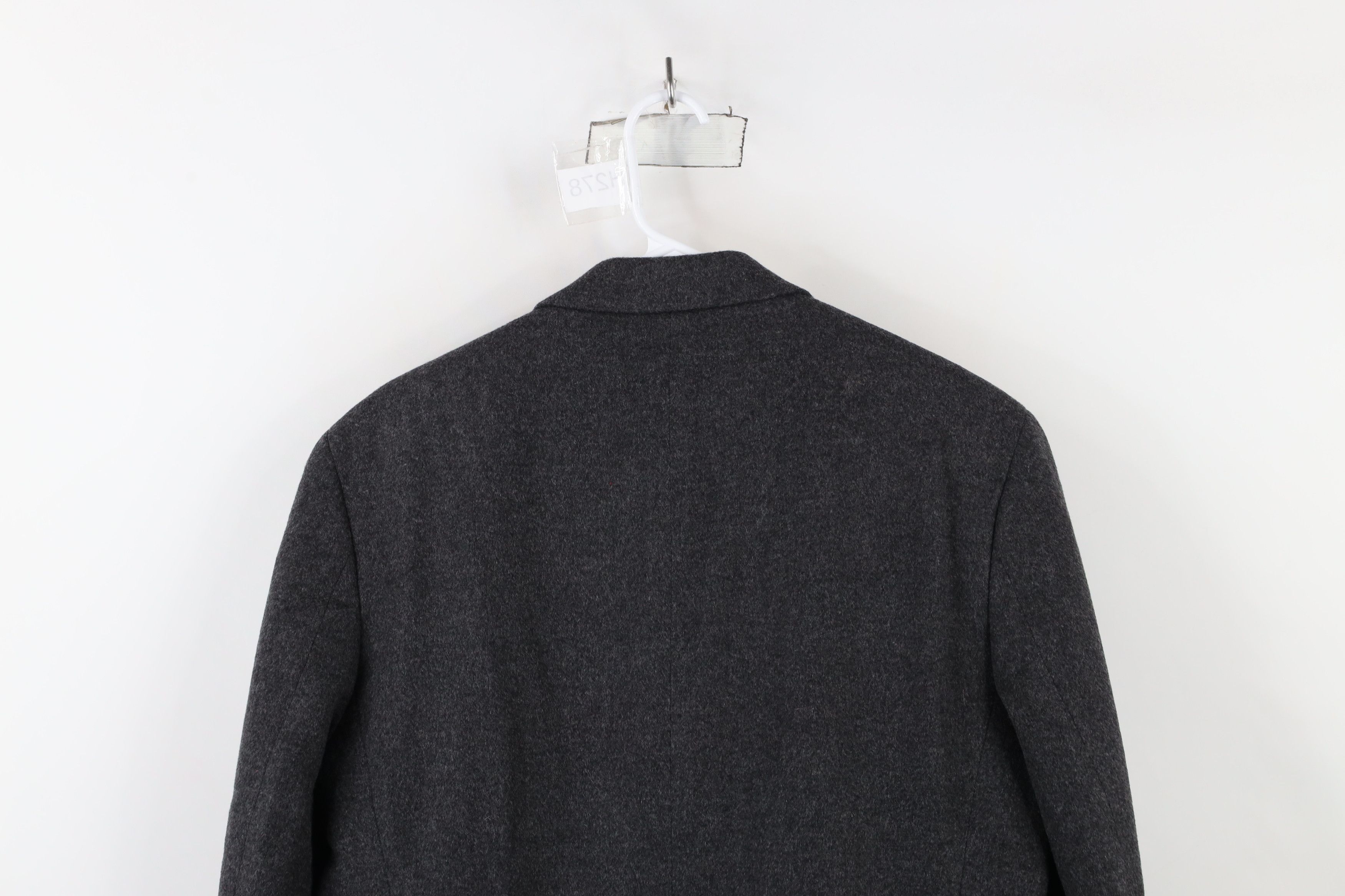 Ralph Lauren × Vintage Ralph Lauren Cashmere 2 Button Suit Blazer Jacket Dark Gray Size US L / EU 52-54 / 3 - 15 Thumbnail
