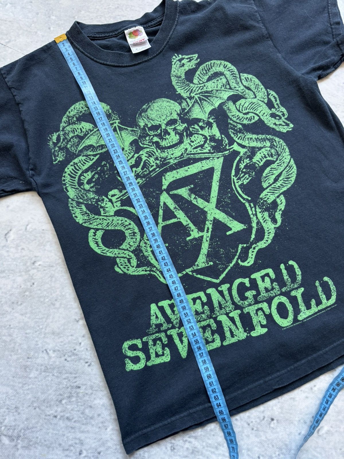 Vintage Fruit Heavy cotton Avenged Sevenfold 2007 tee Size US M / EU 48-50 / 2 - 7 Thumbnail