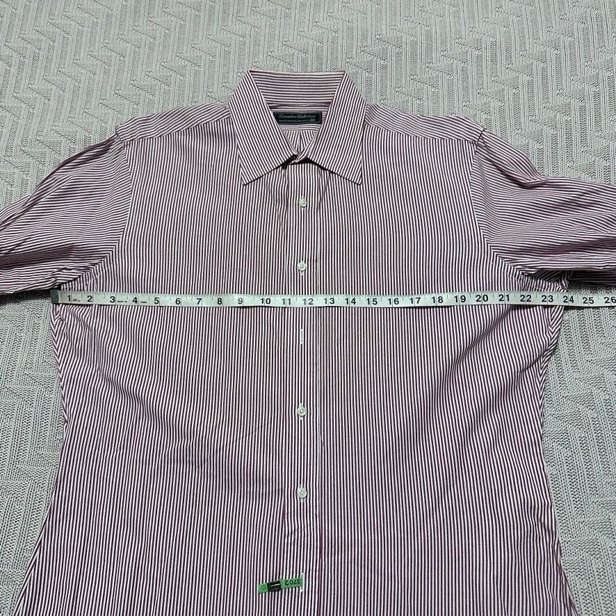 Tom James Tom James red striped custom tailored button down Size US L / EU 52-54 / 3 - 7 Thumbnail