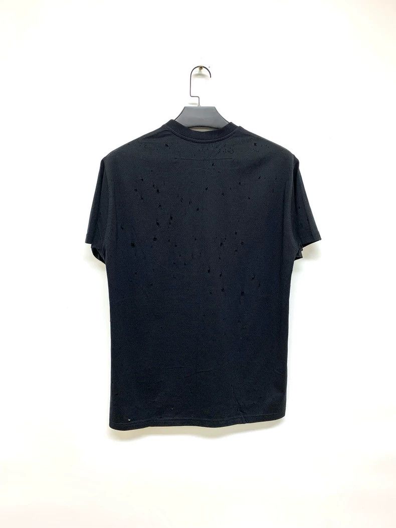 Givenchy Givenchy Chest Logo Destruction Short Sleeve T-Shirt 2506-N Size US XS / EU 42 / 0 - 8 Thumbnail
