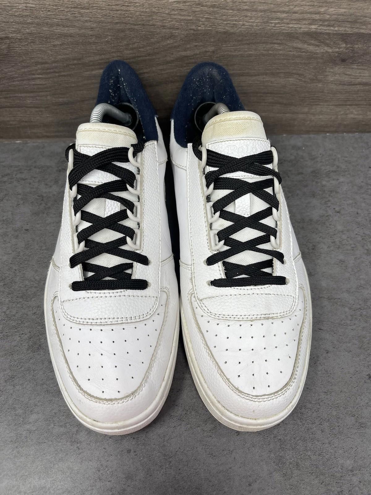 Polo Ralph Lauren Polo Ralph Lauren Court Leather Sneakers Mens Size 10 Size US 10 / EU 43 - 3 Thumbnail