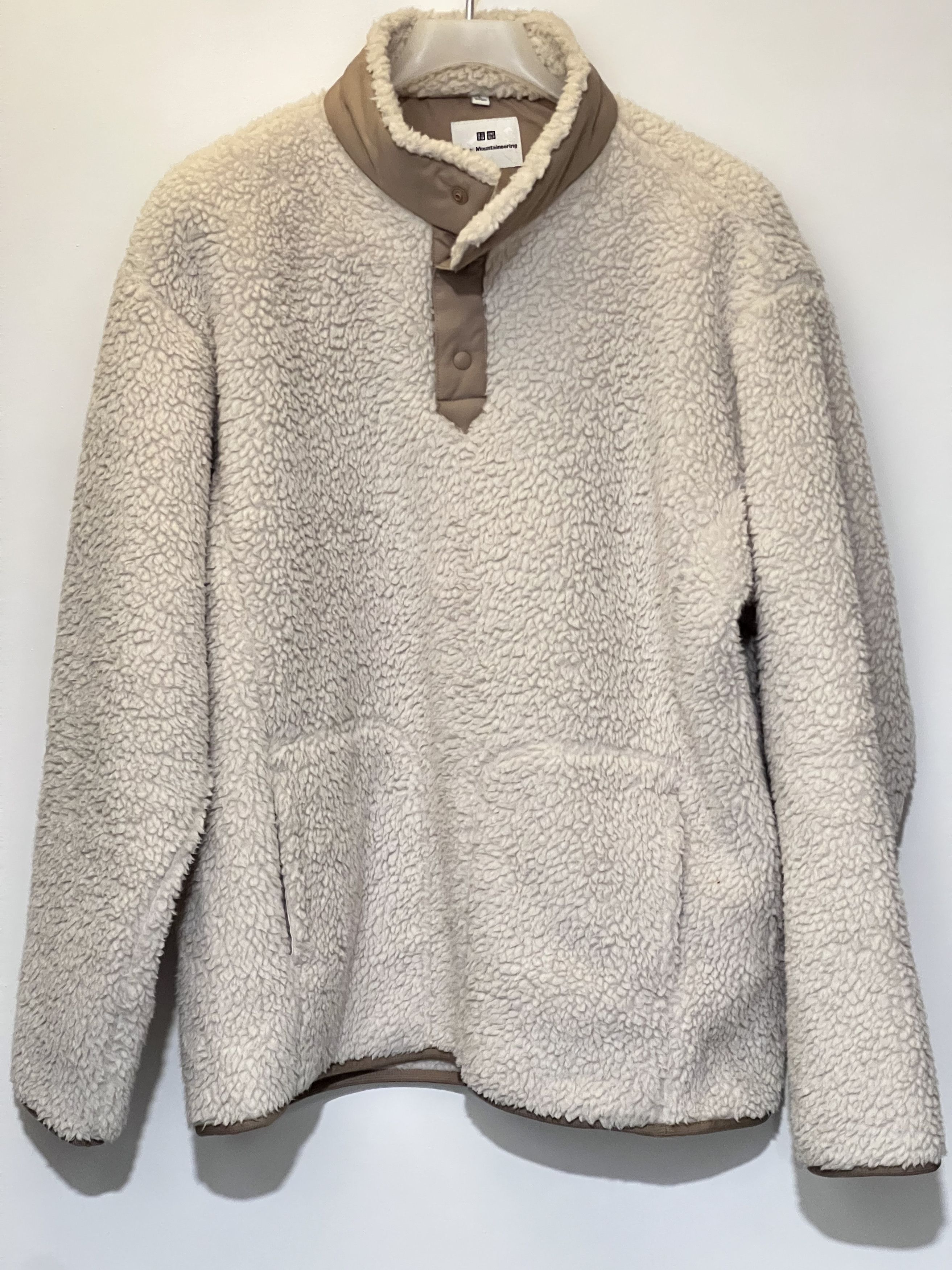 Uniqlo × White Mountaineering White Mountaineering Fleece Oversized Long Sleeve Pullover Size US L / EU 52-54 / 3 - 1 Thumbnail