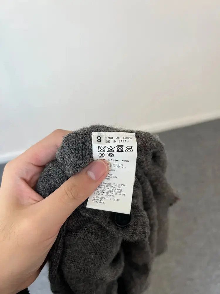 Yohji Yamamoto Yohji Yamamoto Pour Homme Unevenness Cardigan Jacket-2505 Size US L / EU 52-54 / 3 - 8 Thumbnail