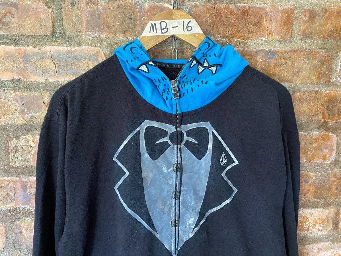 Japanese Brand 2000s Volcom gimp one eye hoodie Size US L / EU 52-54 / 3 - 4 Thumbnail