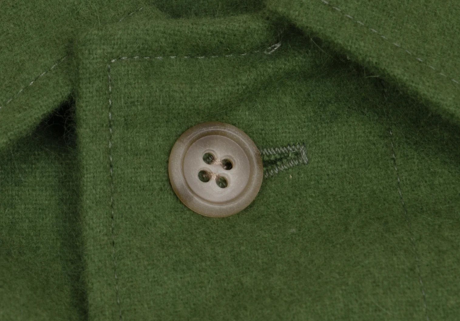 Yohji Yamamoto Yohji Yamamoto Flannel Shirt Green Size L Size US L / EU 52-54 / 3 - 4 Thumbnail