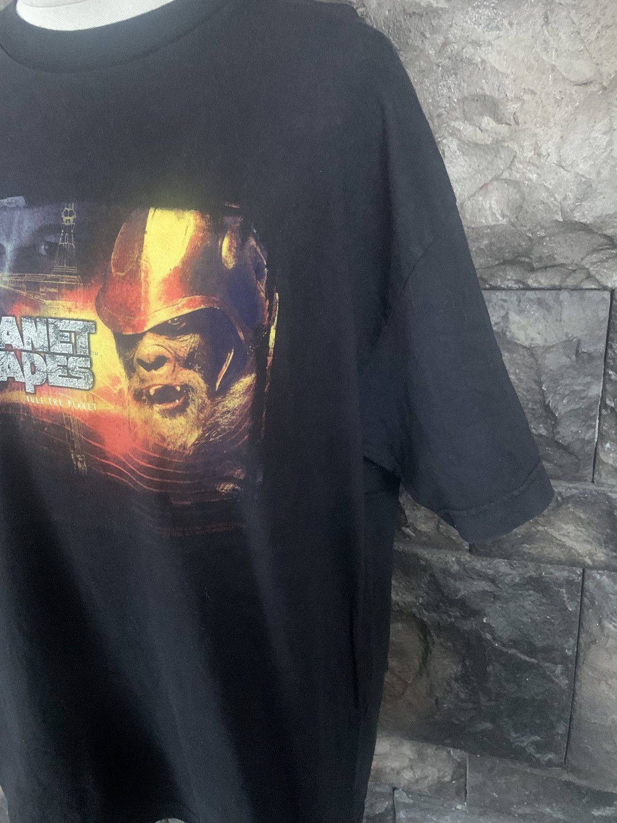 Vintage Vintage 2001 Planet Of The Apes Movie Promo T shirt Size US XL / EU 56 / 4 - 4 Thumbnail
