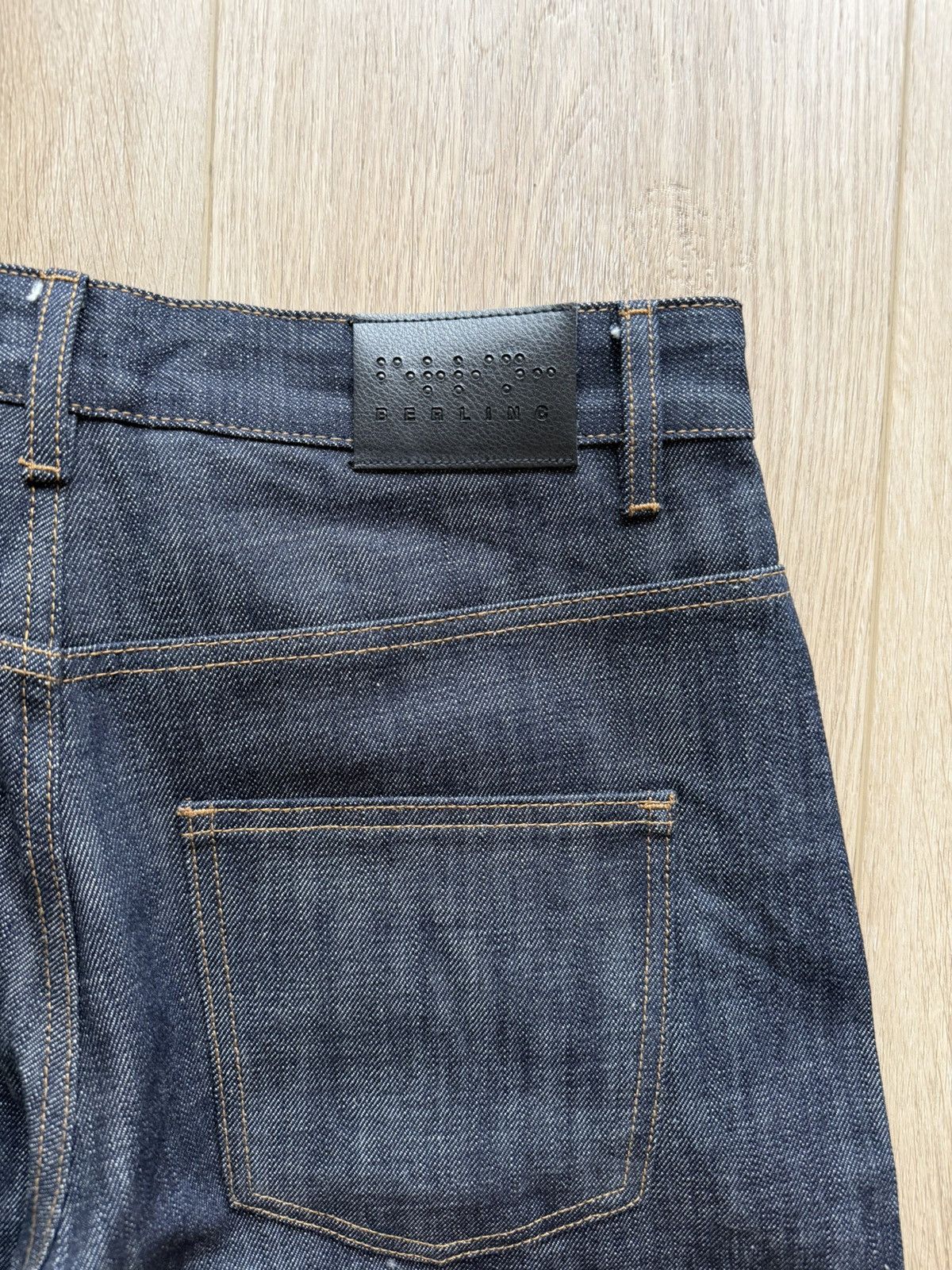 BERLINC RAW INDIGO JAPANESE SELVEDGE BAGGY JEANS