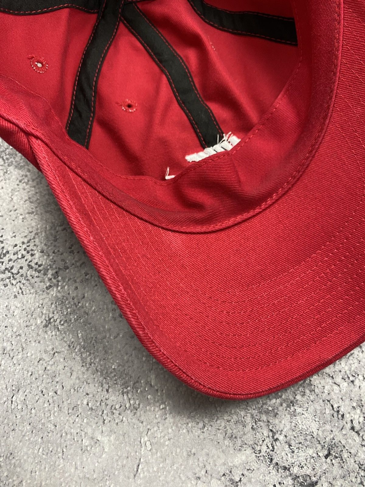 Nike Vintage Nike Cap Red Hat Y2K Spell Out Swoosh Logo 00s Size ONE SIZE - 10 Thumbnail