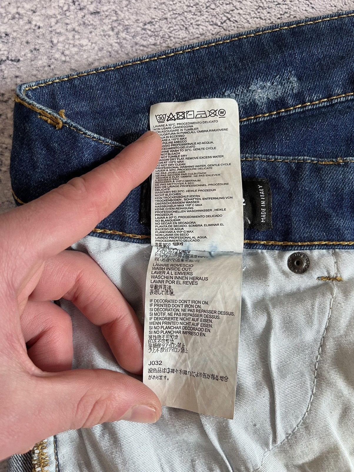 Dsquared2 Dsquared2 Men’s Jeans Denim Slim Jean Made In Italy Size 46 Size US 30 / EU 46 - 10 Thumbnail