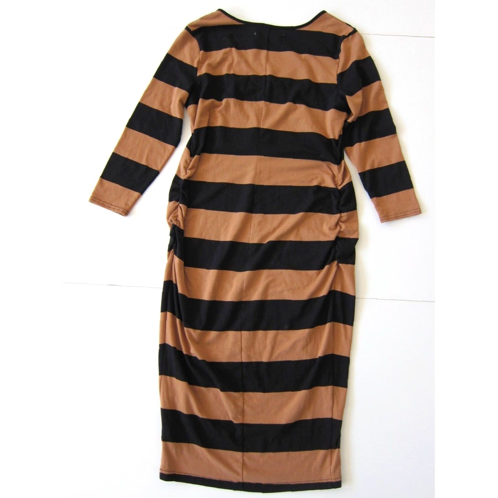 Old Navy Old Navy Stretch Stripe 3/4 Sleeve Bodycon Maternity Dress M Size M / US 6-8 / IT 42-44 - 2 Thumbnail