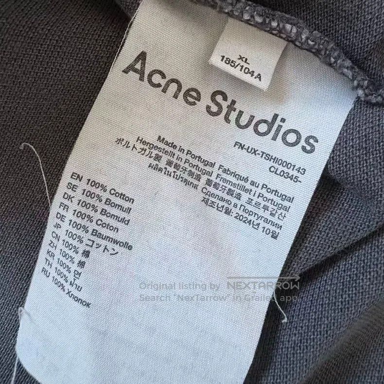 Acne Studios Acne Studios Embroidered logo vintage plain loose crewneck Size US XL / EU 56 / 4 - 3 Thumbnail