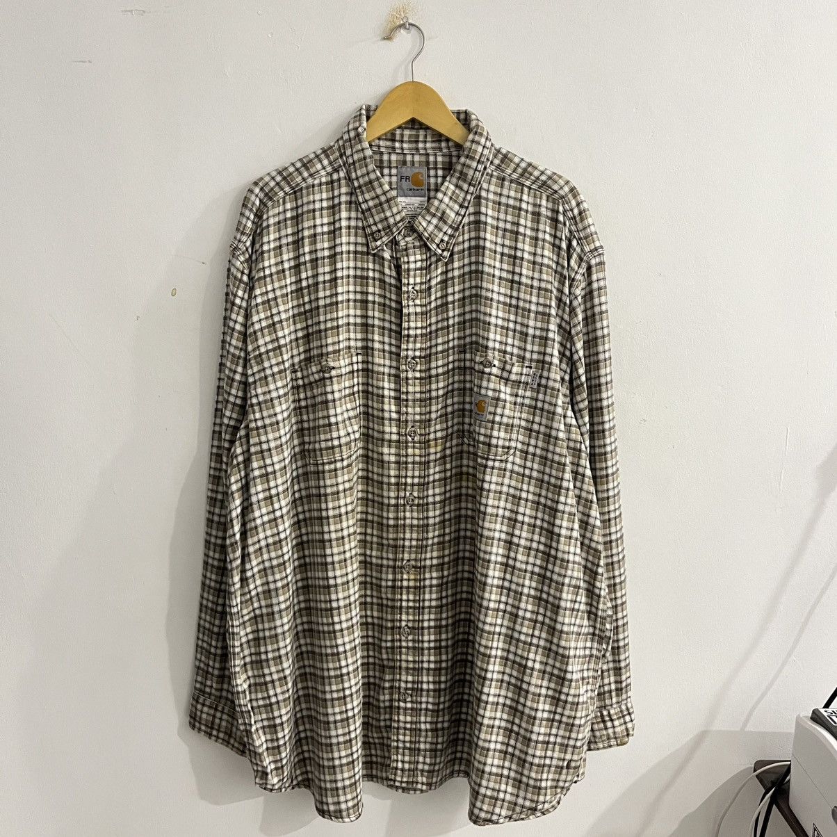 Carhartt Carhartt Fall 2015 Flame Resistance Fabric Shirt Size US XXL / EU 58 / 5 - 1 Thumbnail
