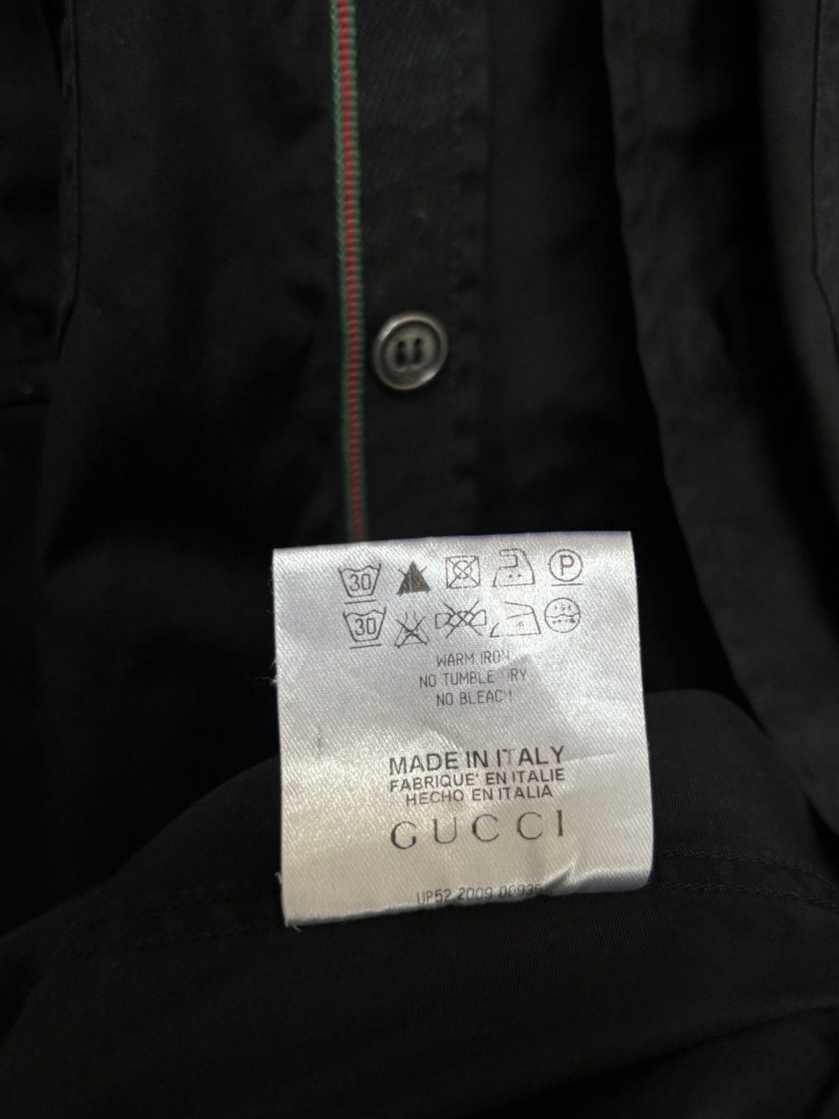 Gucci Gucci Vintage Black Designer Pocket Shirt Tom Ford Era Size US M / EU 48-50 / 2 - 10 Thumbnail