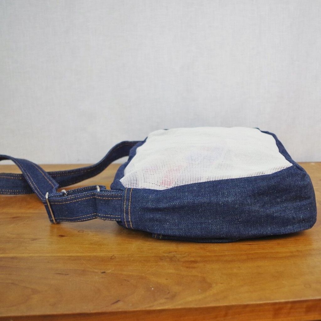 Vintage New Old Stock Slantzi-Craft Screen Door Threads Denim Bag Size ONE SIZE - 9 Thumbnail