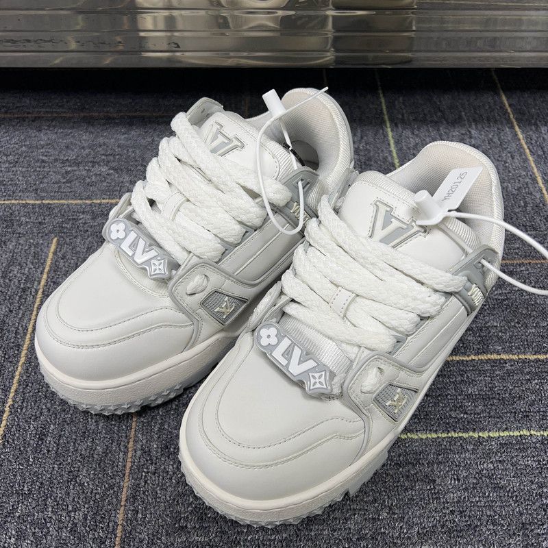 Louis Vuitton Louis Vuitton Trainer Maxi Low-Top Sneakers 0079 Size US 5.5 / EU 38 - 1 Thumbnail