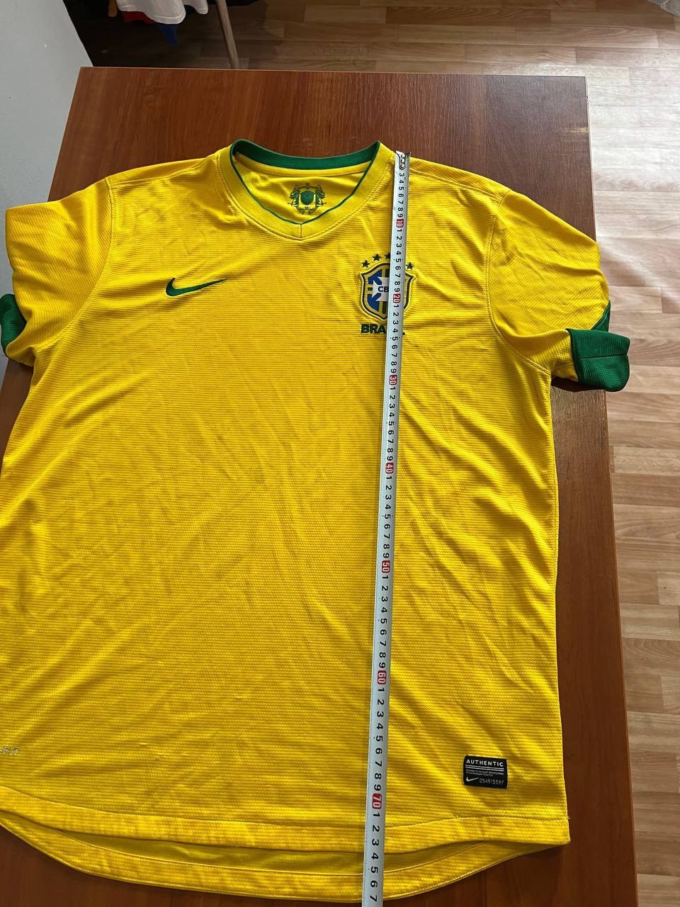 Nike 2012 BRAZIL TEAM HOME SOCCER JERSEY FOOTBALL SHIRT RARE XL Size US XL / EU 56 / 4 - 22 Thumbnail