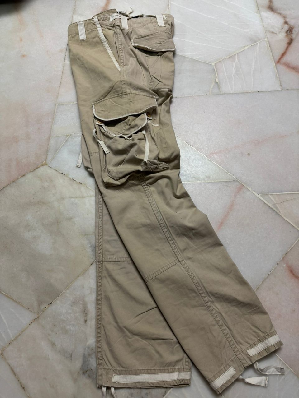 PPFM 💥Insane💥90s Japanese Bondage Parachute Thrashed Faded Cargo Size US 33 - 15 Thumbnail