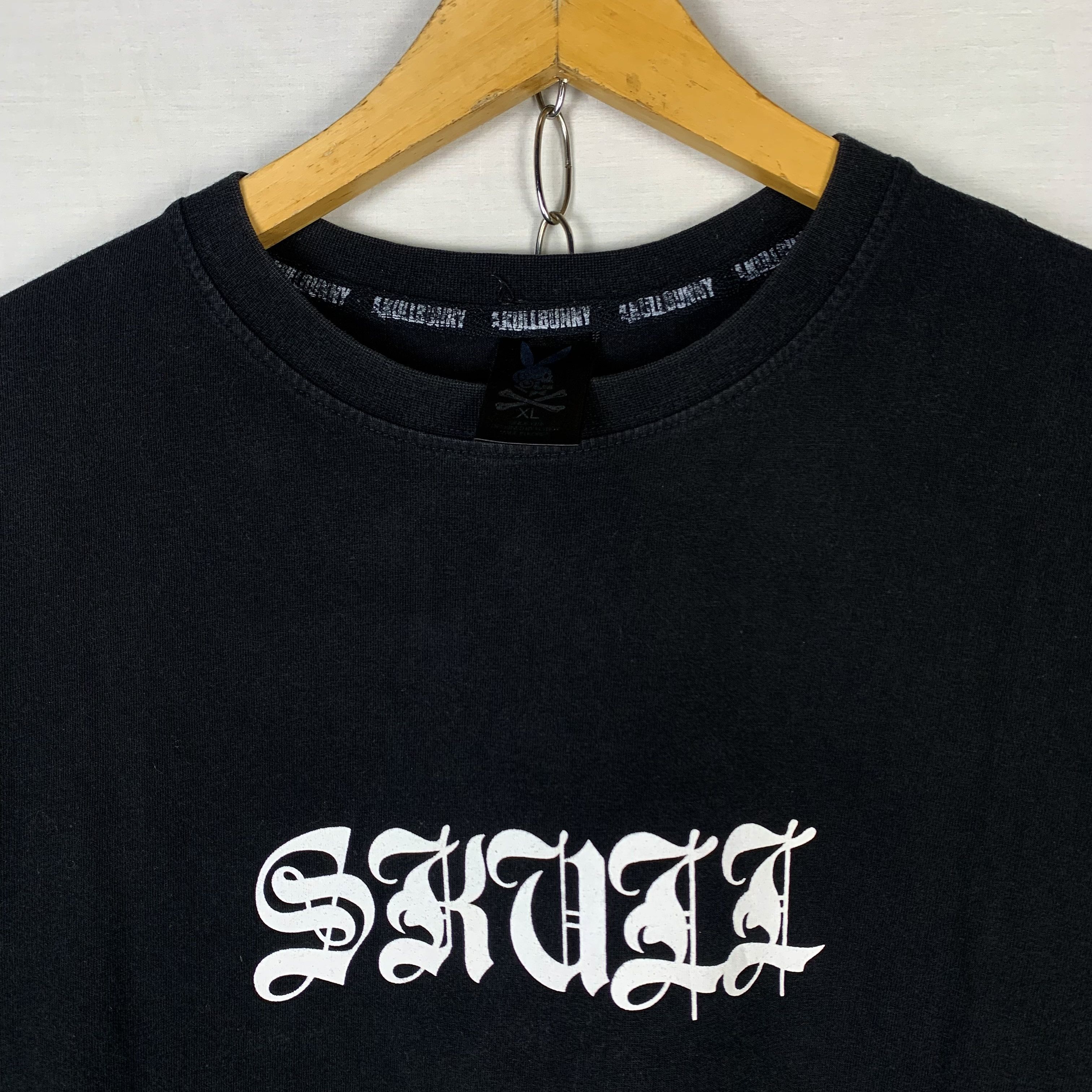 Other Skull Bunny Raglan Shirt Japanese Brand Size US XL / EU 56 / 4 - 4 Thumbnail