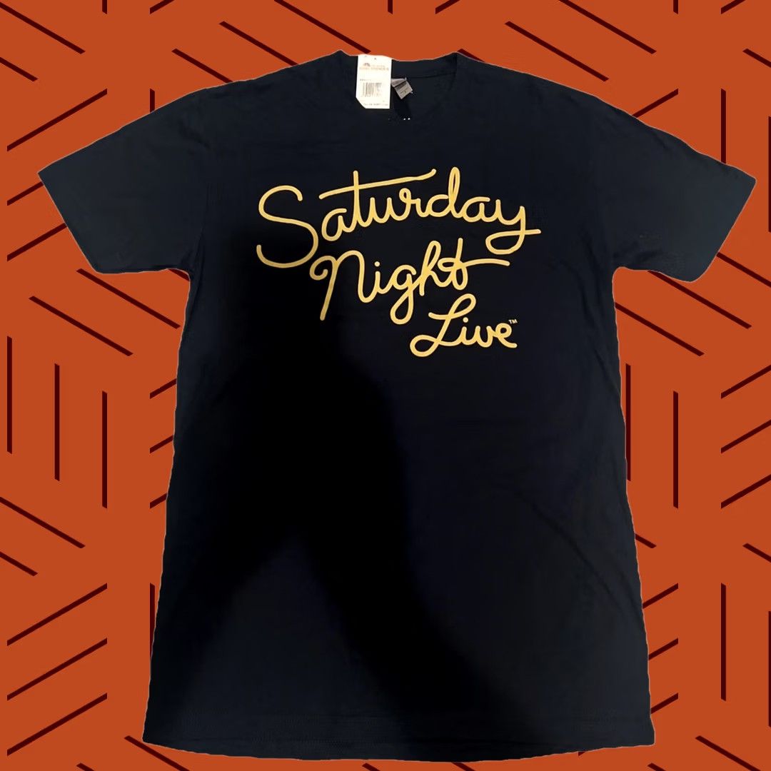 Next Level SNL NBC Studios Script Lettering Shirt Small Blue NWT Next Level Shirt Men Regular Short Sleeve Crew Neck Cotton Knit Graphic Print Logo Vintage: No Size US S / EU 44-46 / 1 - 1 Thumbnail