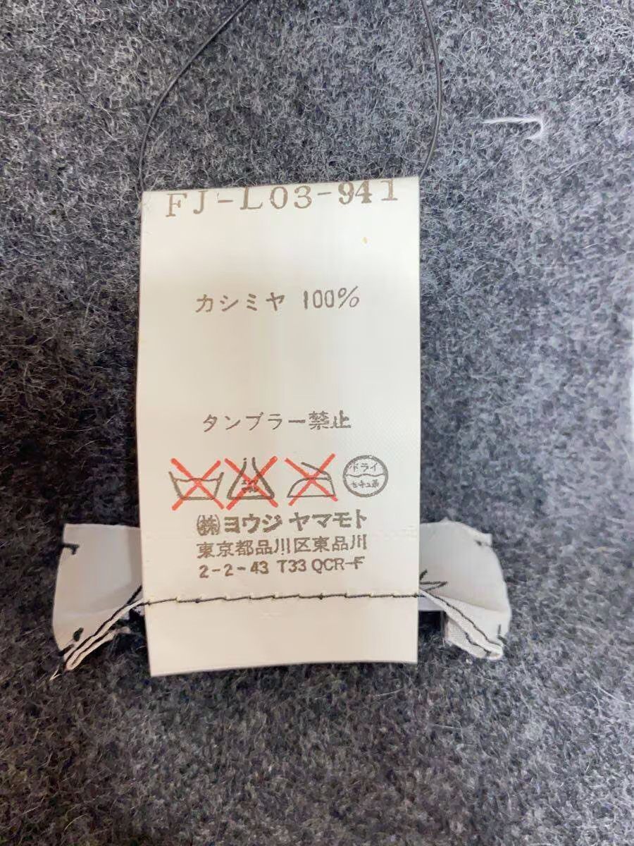 Yohji Yamamoto YOHJI YAMAMOTO Scarf/Cashmere/Grey/ Size ONE SIZE - 3 Thumbnail