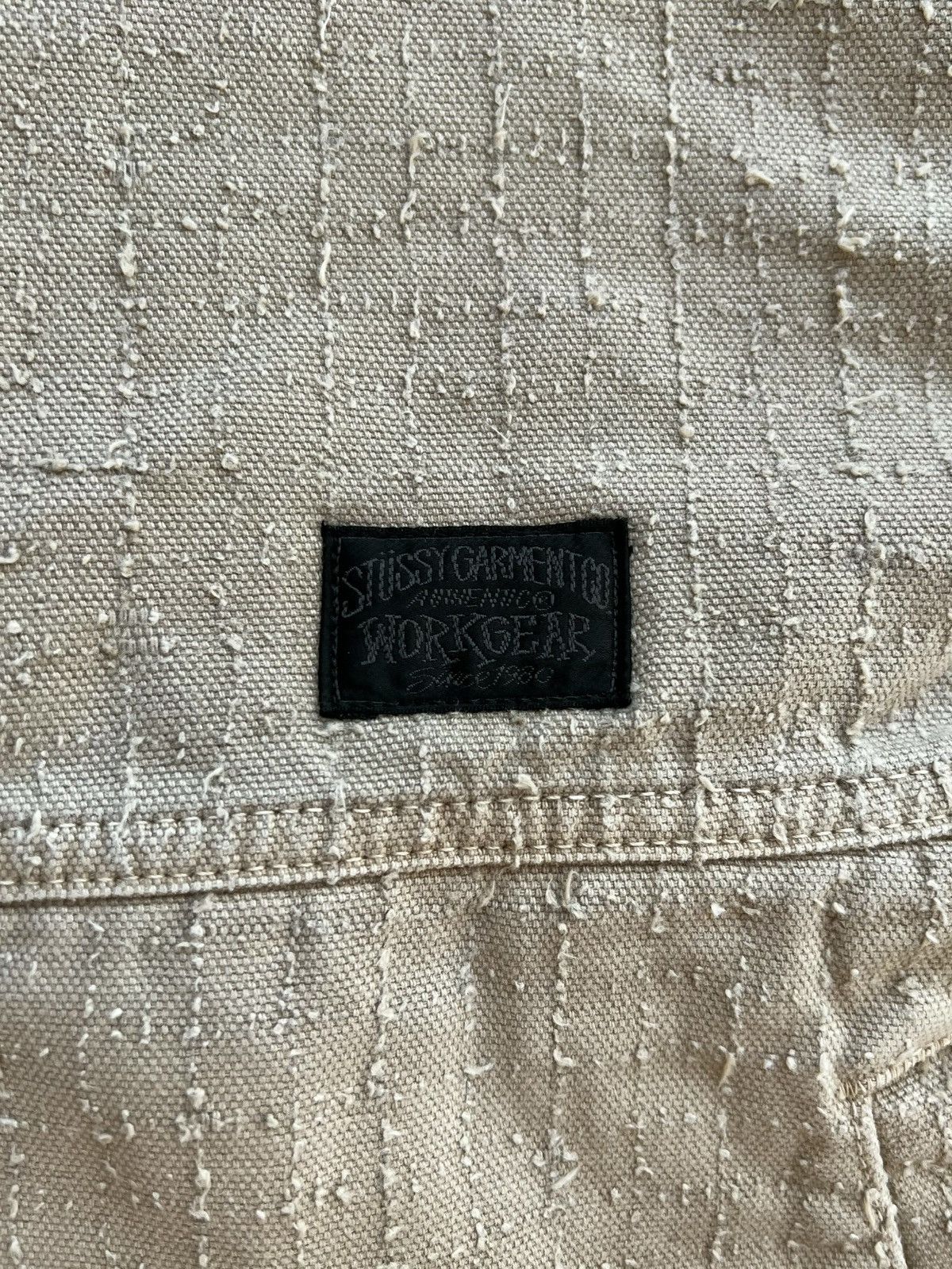 Stussy SAMPLE Stussy Canvas Needlepunch Work Jacket “Khaki” Medium Size US M / EU 48-50 / 2 - 9 Thumbnail