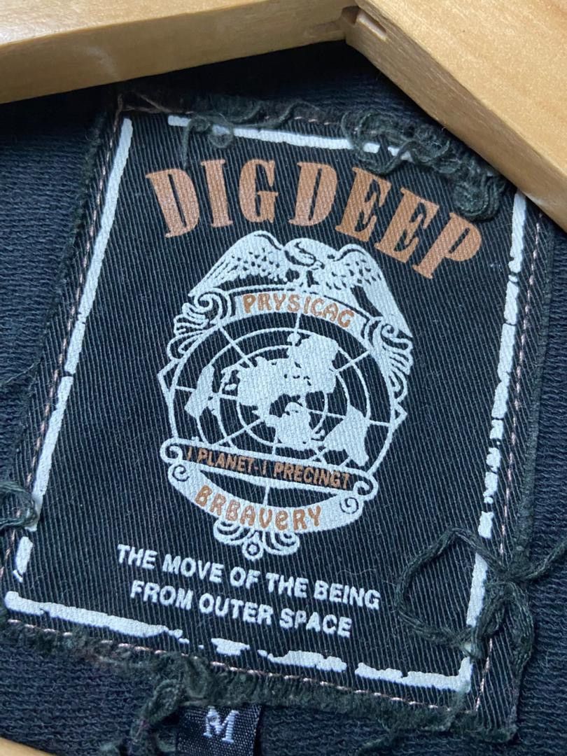 Dig Deep Vintage Dig Deep Therapeutic Zip Up Hoodie Jacket (185) Size US M / EU 48-50 / 2 - 3 Thumbnail