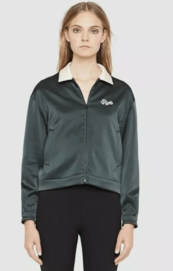 Rag & Bone Rag & Bone Green Gables Dean Zip Front Satin Jacket Size XXS / US 00 / IT 34 - 11 Thumbnail