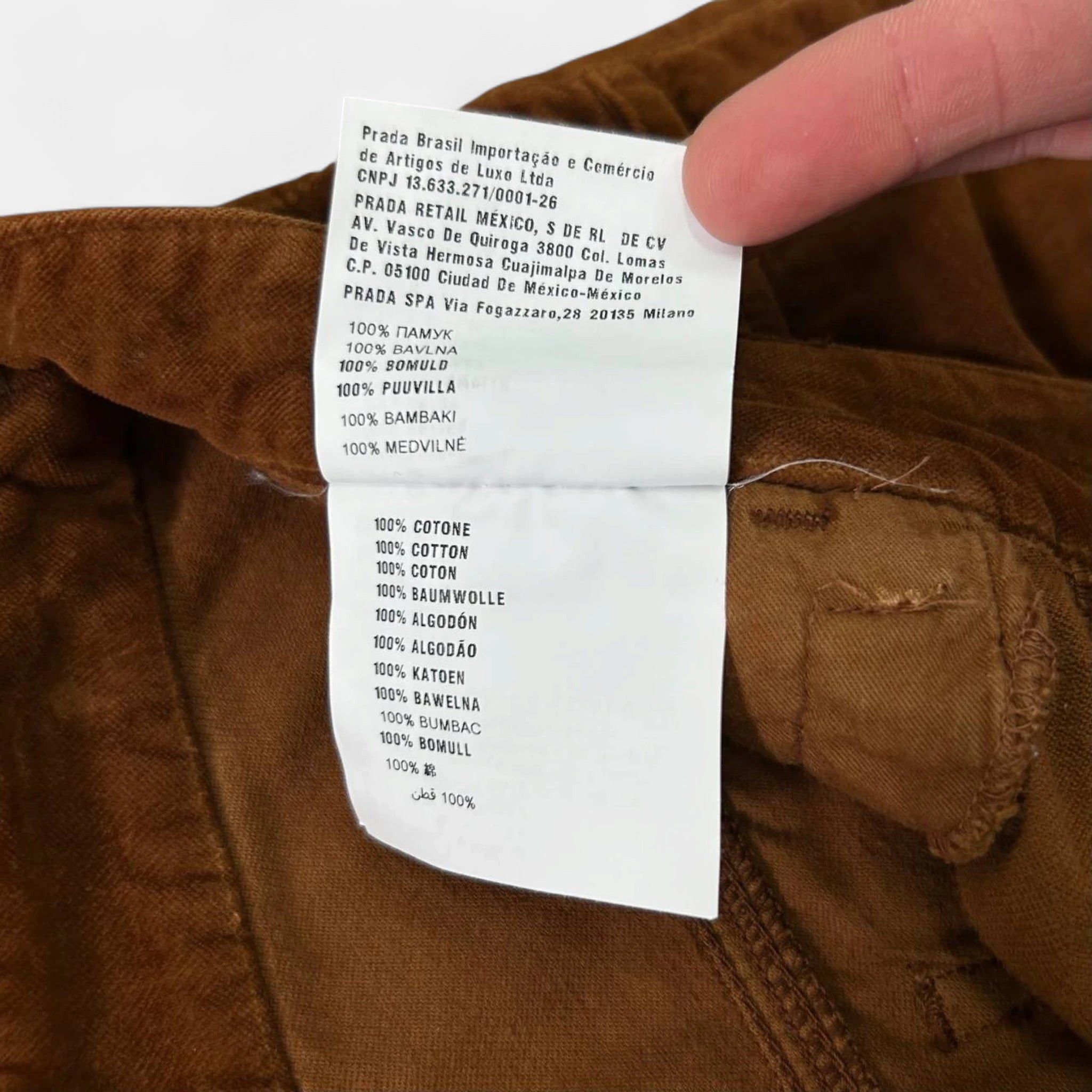 Prada Prada Brown Denim Pants Size US 27 - 8 Thumbnail