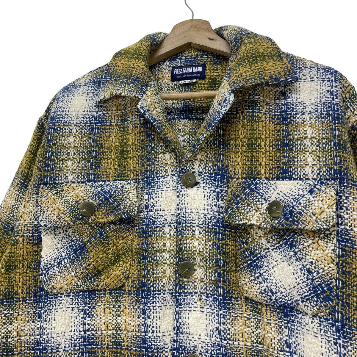 Japanese Brand × Vintage Japanese Brand Free Farm Hand Knit Style Jacket Size US M / EU 48-50 / 2 - 3 Thumbnail