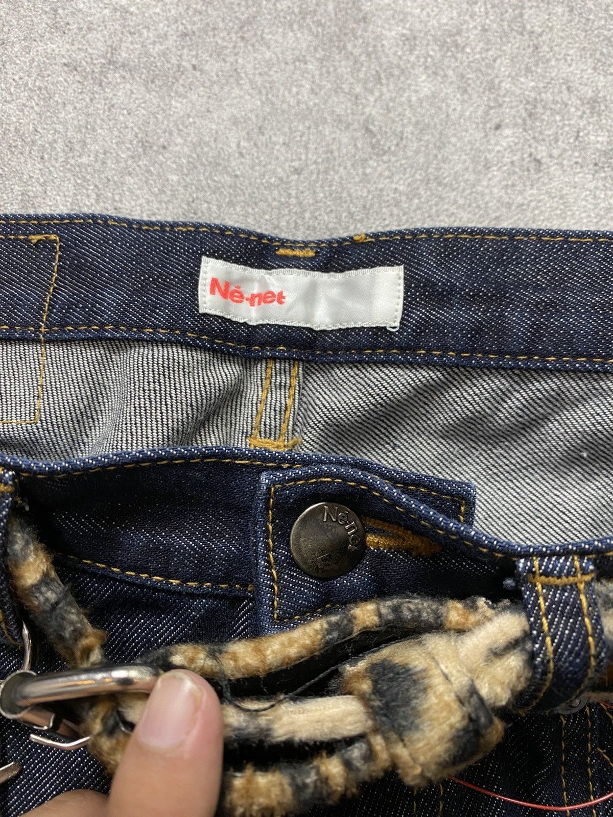 Issey Miyake × Japanese Brand × Ne-Net RARE Ne-net denim button up jort pant Size US 30 / EU 46 - 3 Thumbnail