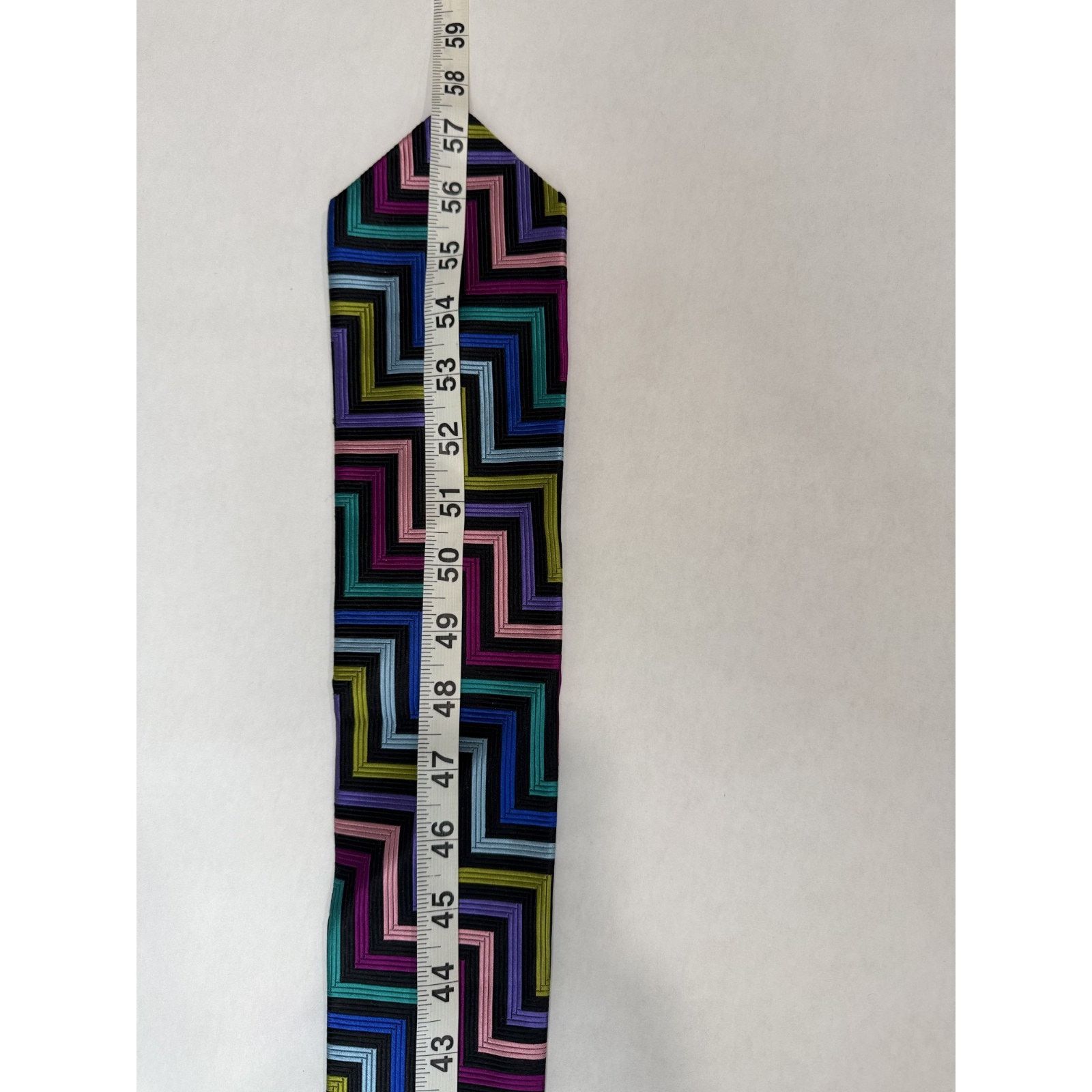 Robert Talbott Vintage Robert Talbott Tie 100% Silk Rainbow USA Twee Stripe Size ONE SIZE - 6 Thumbnail