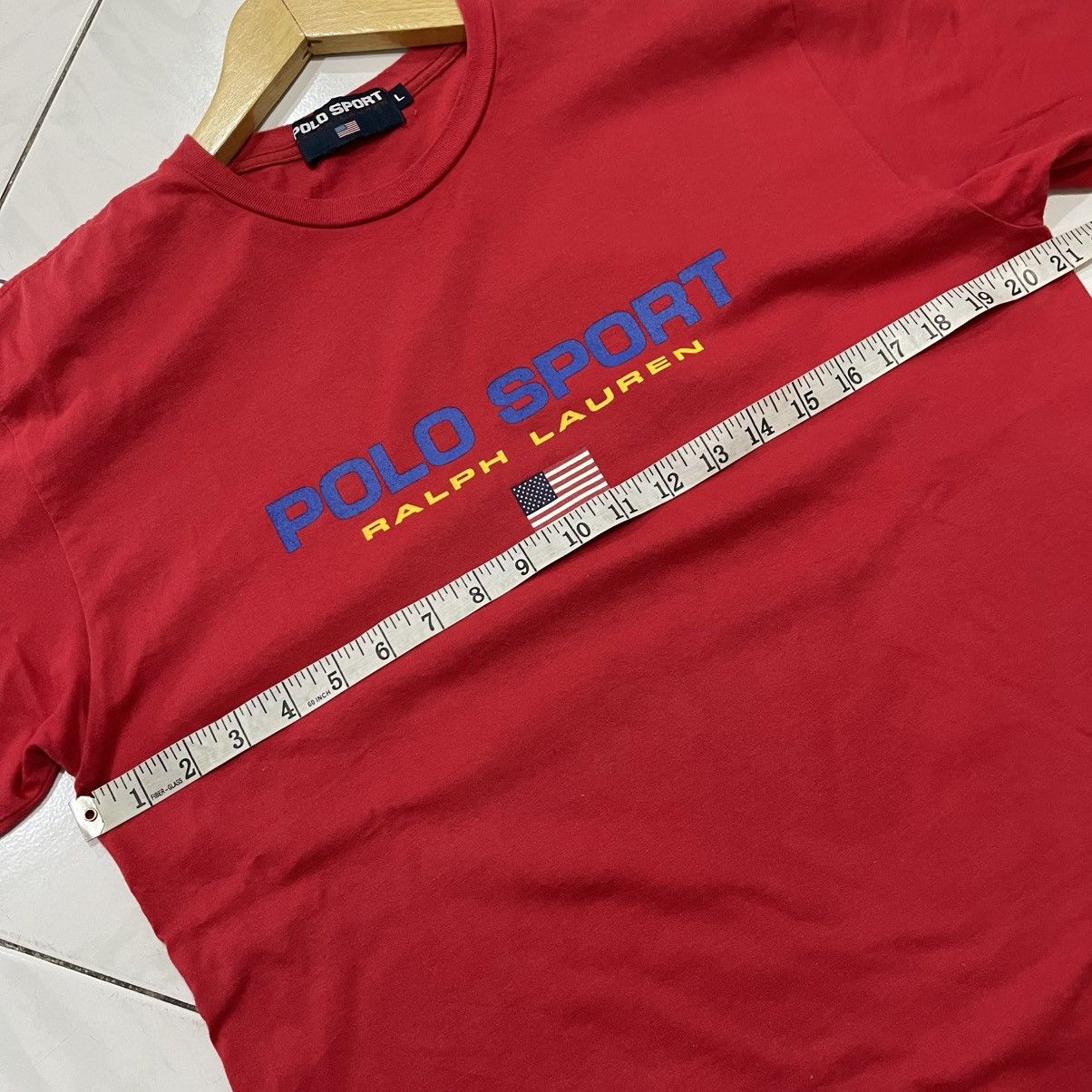 Polo Ralph Lauren Vintage Polo sport ralph lauren logo tee Size US L / EU 52-54 / 3 - 8 Thumbnail
