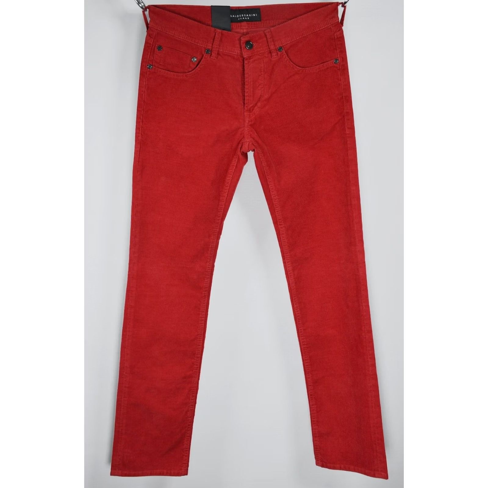 Vintage BALDESSARINI Jack Corduroy Red Pants W30/L34 Mens Classic Size US 30 / EU 46 - 2 Thumbnail