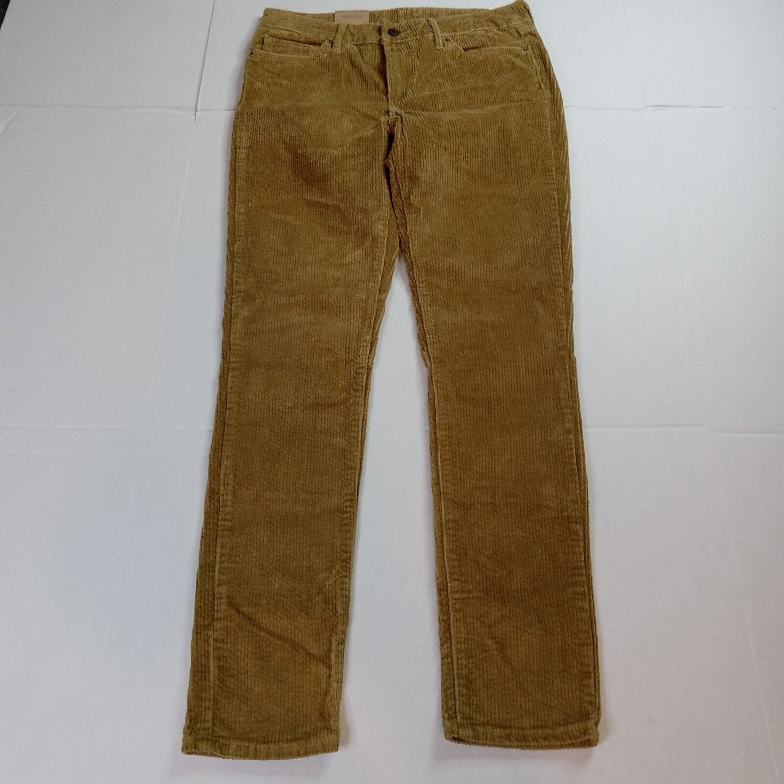 Levi's Levi's 711 Skinny Corduroy Pants Women's 29x30 Brown IRREGUL Size 29" - 3 Thumbnail