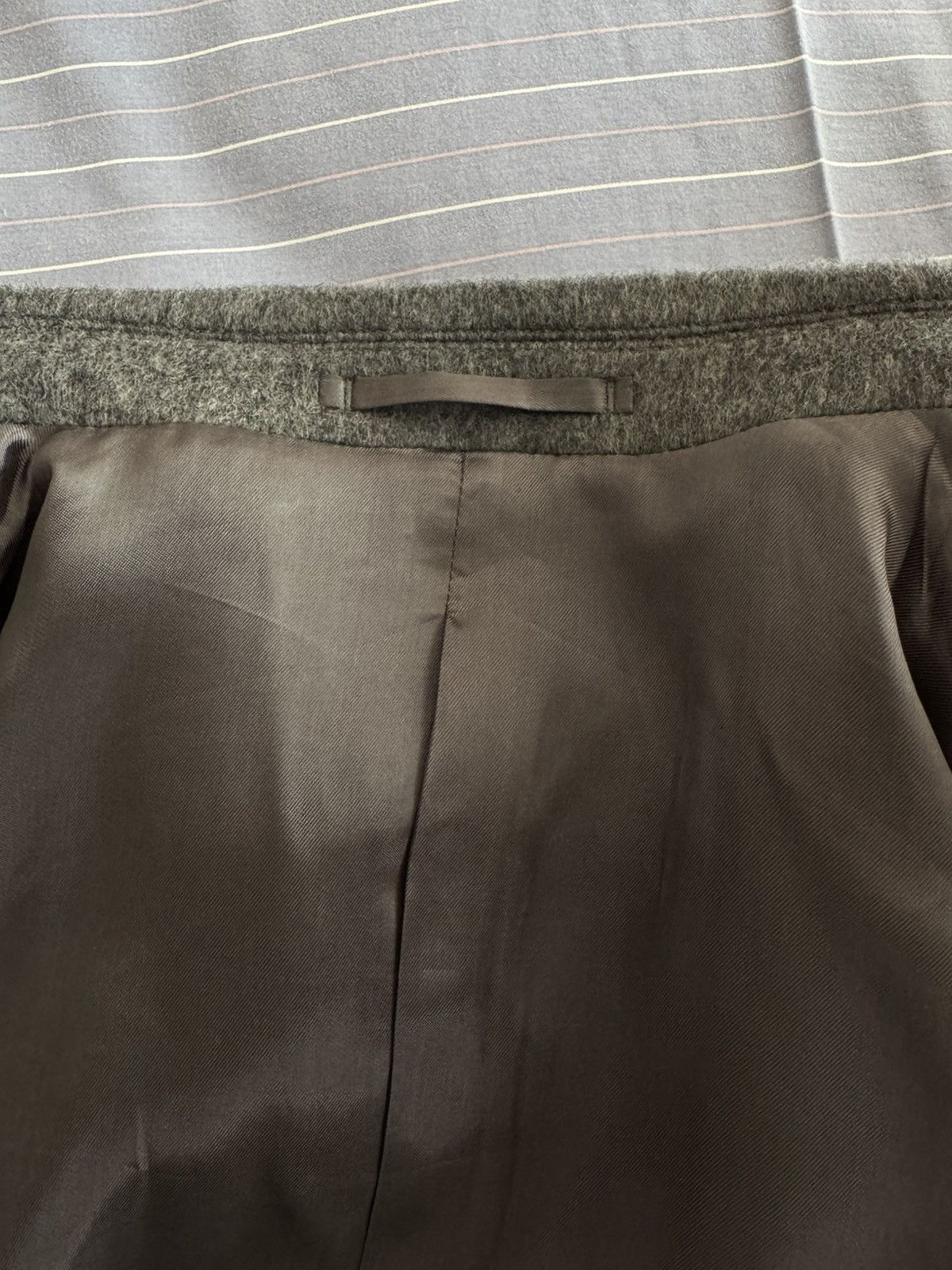 Prada Prada Single-breasted Wool Coat in Slate Grey Size 48R Size US M / EU 48-50 / 2 - 9 Thumbnail