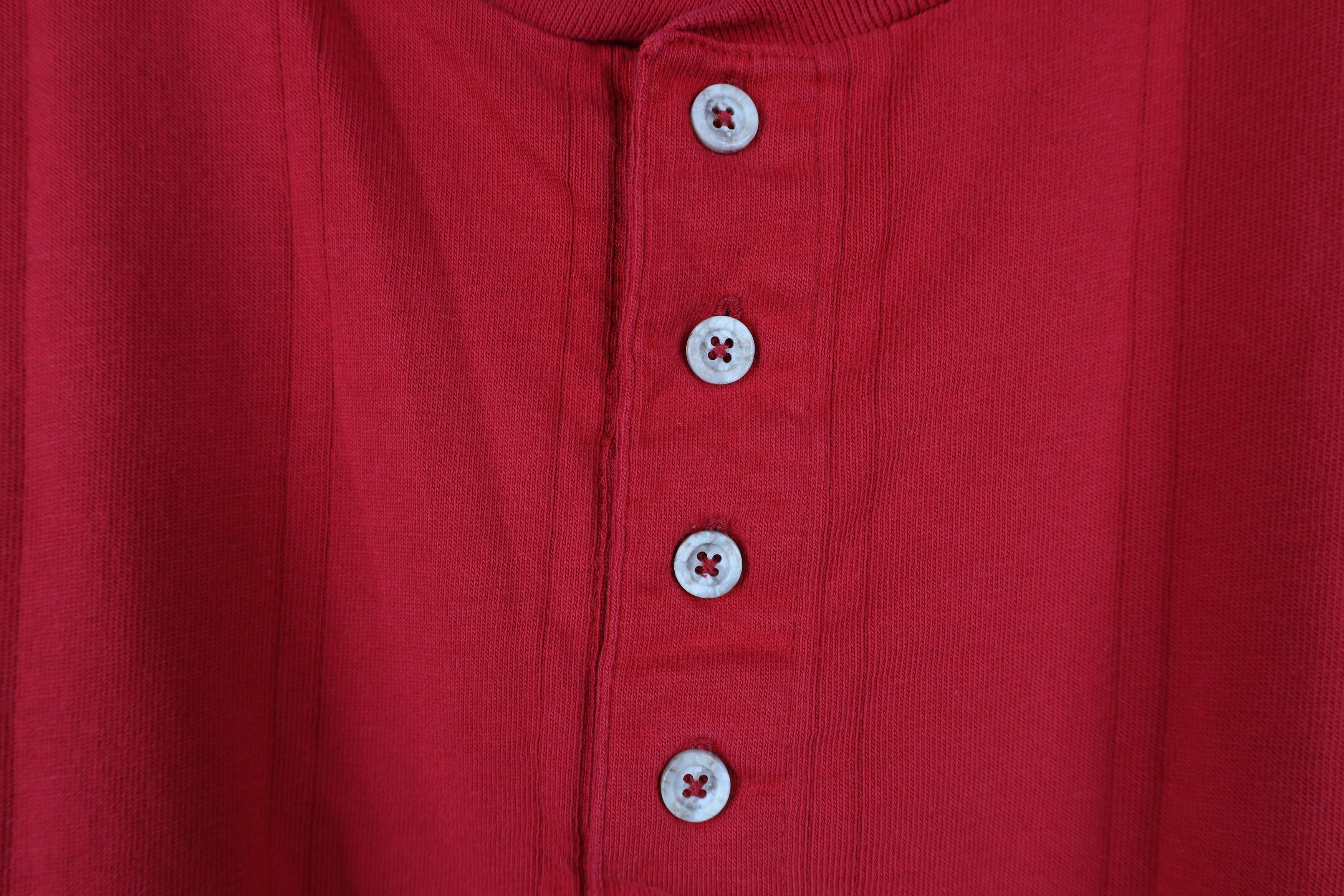 Lands' End Vintage 90s Lands End Knit Long Sleeve Henley T-Shirt USA Size US XL / EU 56 / 4 - 7 Thumbnail
