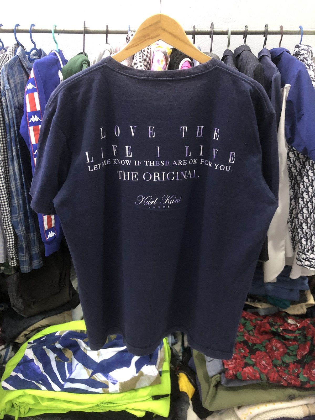 Karl Kani × Rap Tees × Vintage Vintage Karl Kani Homme Signature logo Shirt Size US L / EU 52-54 / 3 - 7 Thumbnail