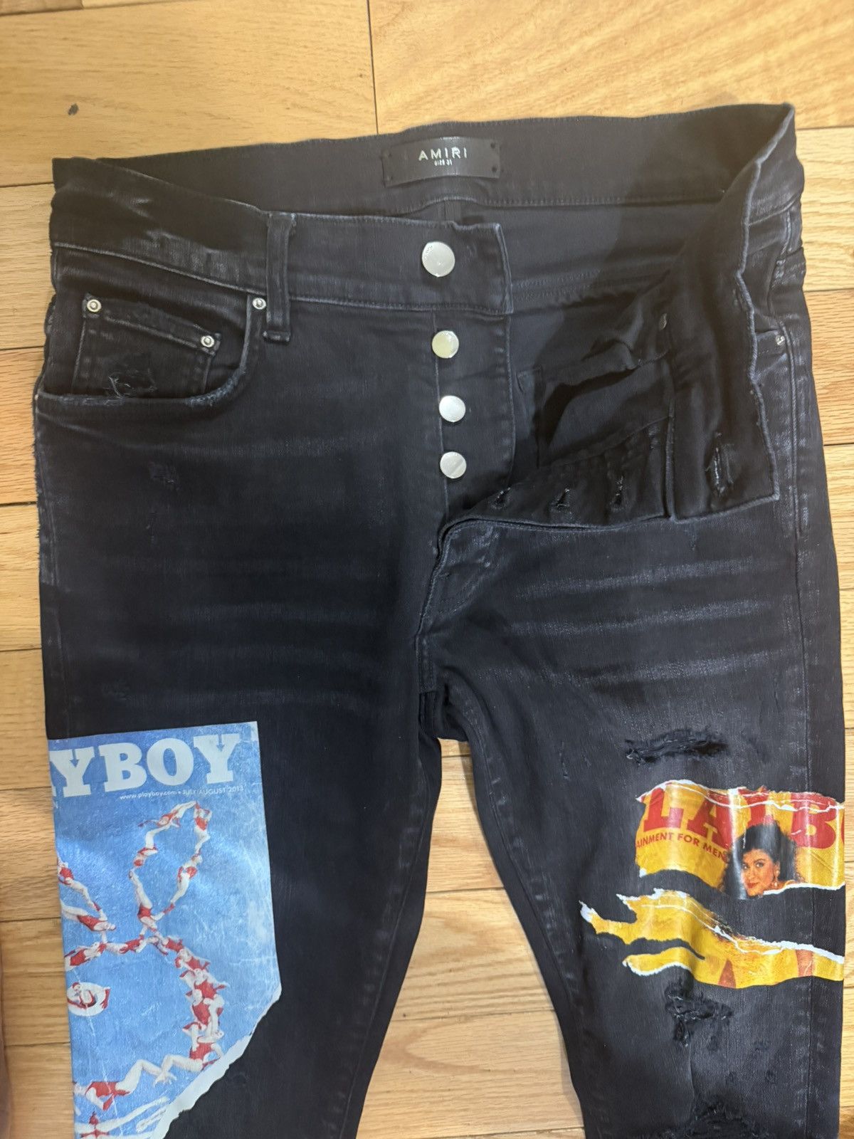 Amiri Amiri playboy jeans Size US 31 - 4 Thumbnail