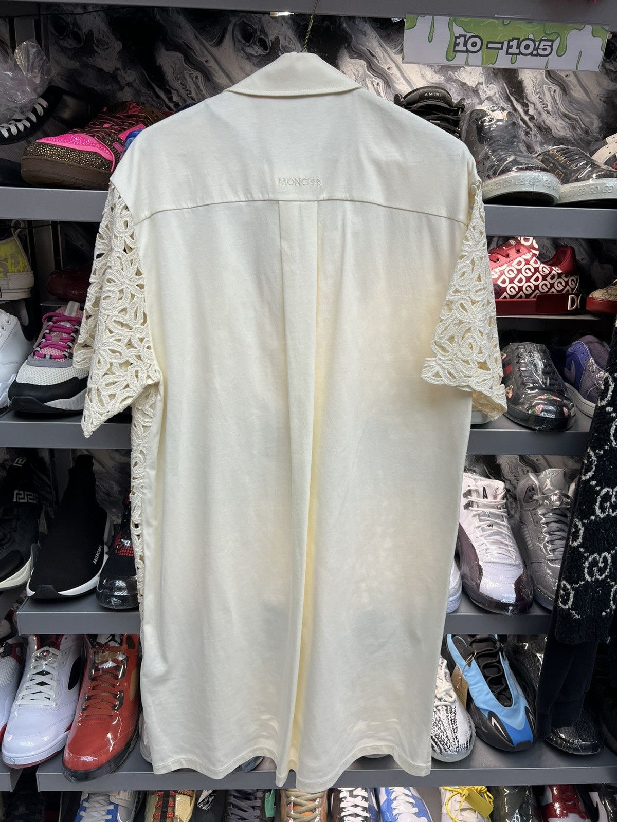Moncler Moncler Embroidered Cotton Mini Shirt Dress Size L / US 10 / IT 46 - 2 Thumbnail
