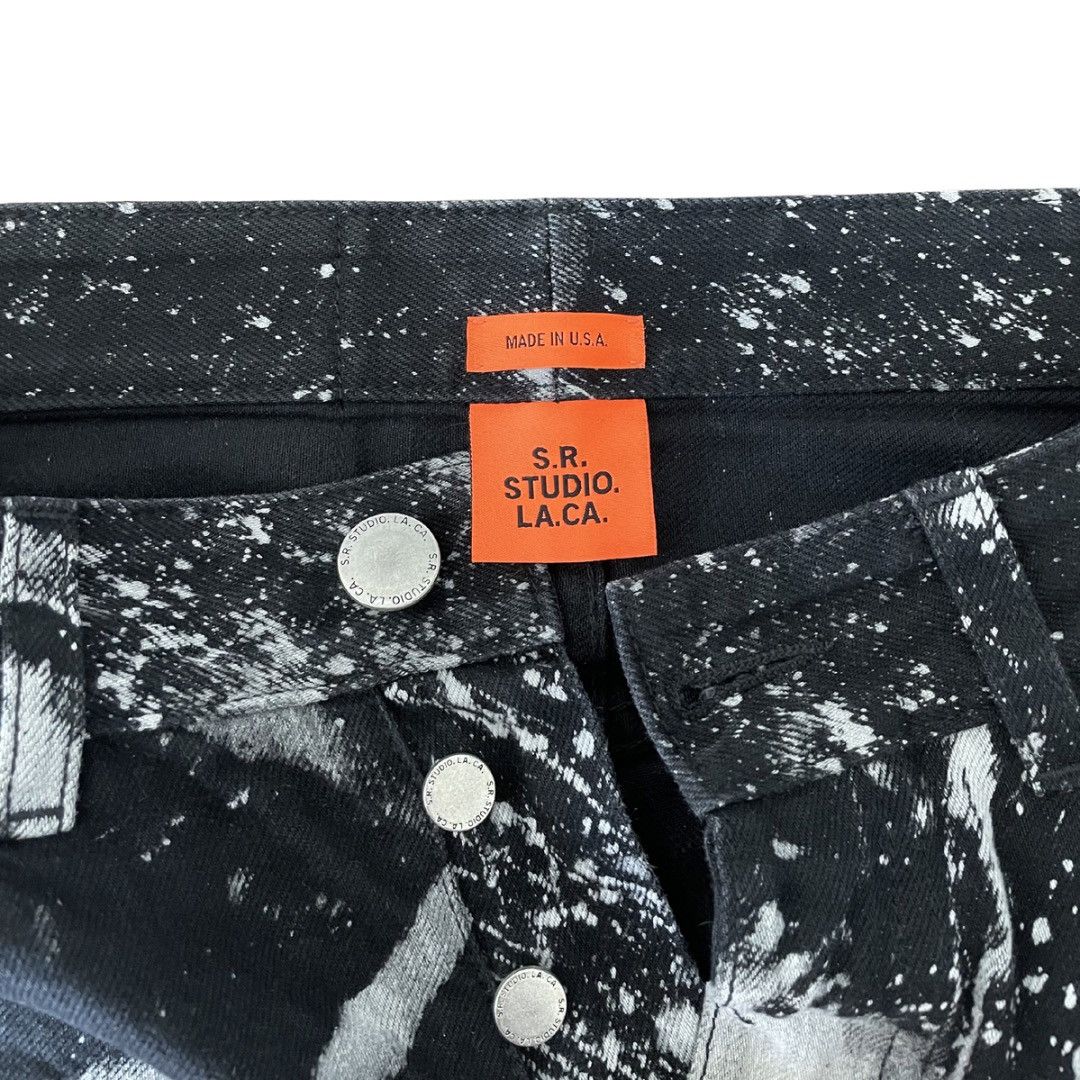 Sterling Ruby S.R. STUDIO. LA. CA. Soto Black Gray Bleach Denim Size US 28 / EU 44 - 5 Thumbnail