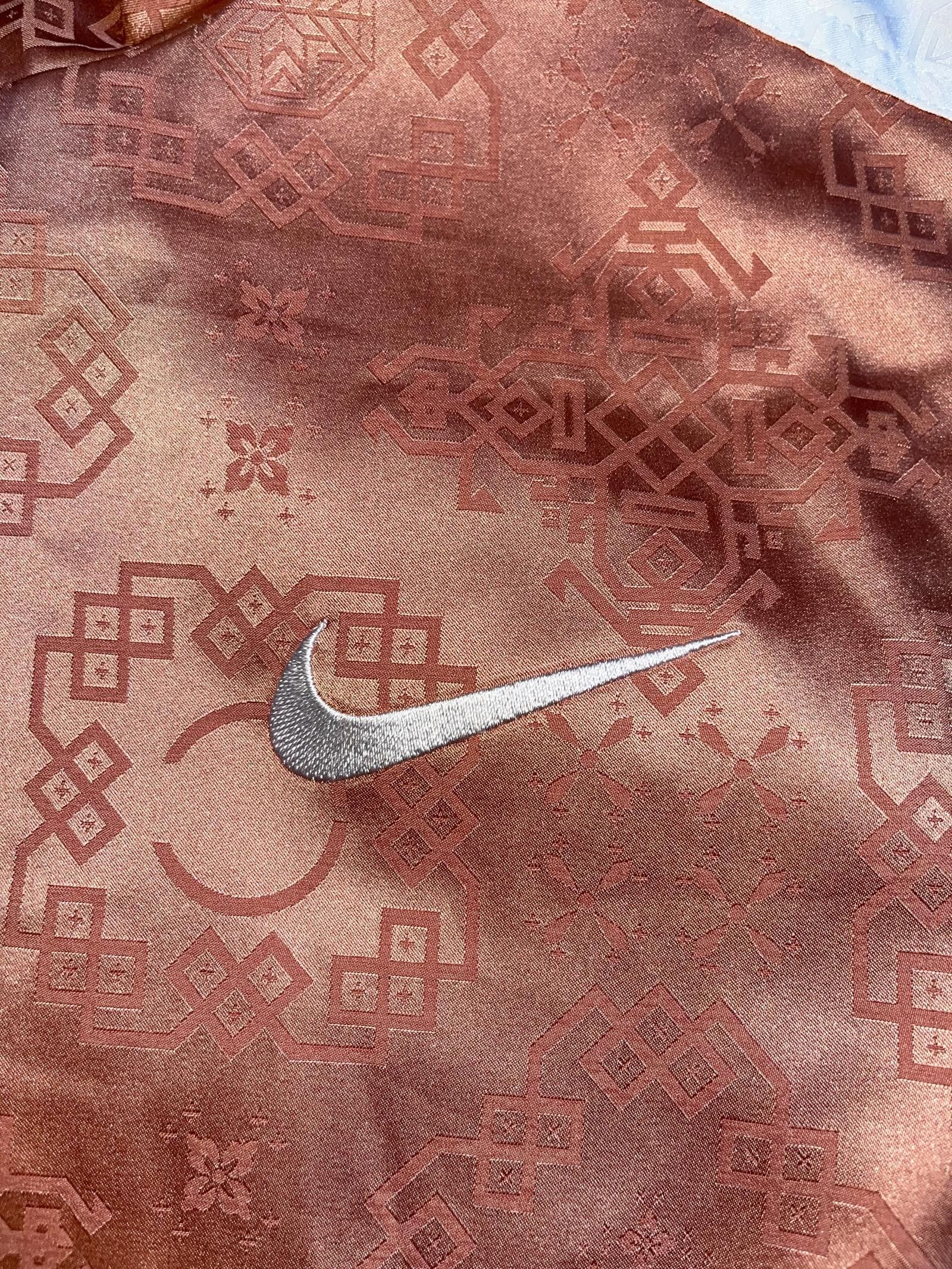 Nike Nike x Clot Rose Gold Silk Track Jacket Sample Size US L / EU 52-54 / 3 - 5 Thumbnail