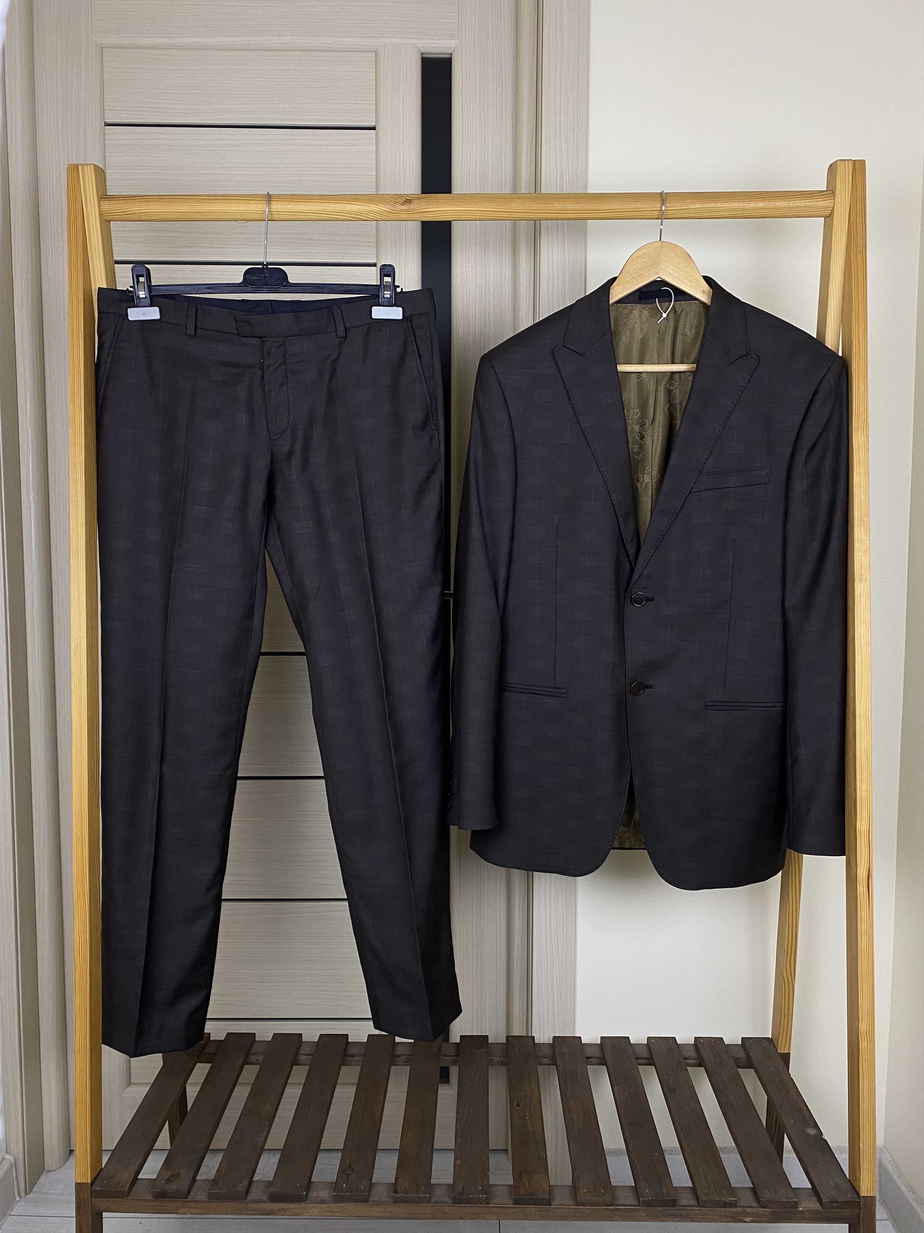Kenzo Vintage Kenzo homme wool brown suit blazer pants size 50 Size 50L - 1 Thumbnail