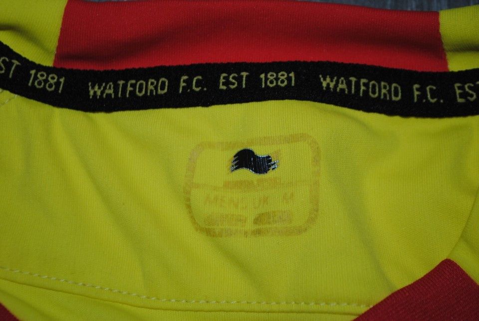 Other Fc Watford England 2011 2012 Home shirt jersey Size US L / EU 52-54 / 3 - 5 Thumbnail