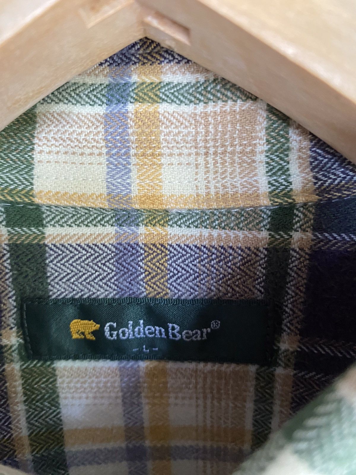 Golden Bear Vintage Golden Bear Plaid Tartan Flannel Shirt Size US L / EU 52-54 / 3 - 4 Thumbnail