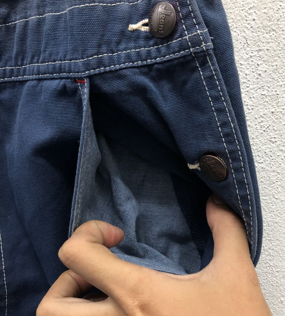 Japanese Brand Vintage Mikihouse Jeans Made In Japan Overalls Size US 31 - 10 Thumbnail
